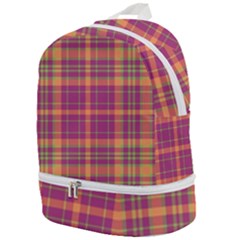 Tartan 9 Zip Bottom Backpack