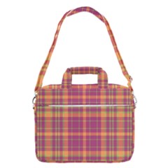 Tartan 9 Macbook Pro Shoulder Laptop Bag  by tartantotartanspink2