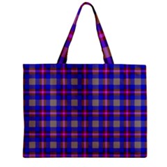 Tartan 2 Zipper Mini Tote Bag