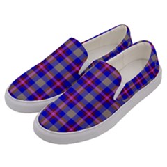 Tartan 2 Men s Canvas Slip Ons by tartantotartanspink2