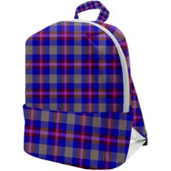 Tartan 2 Zip Up Backpack