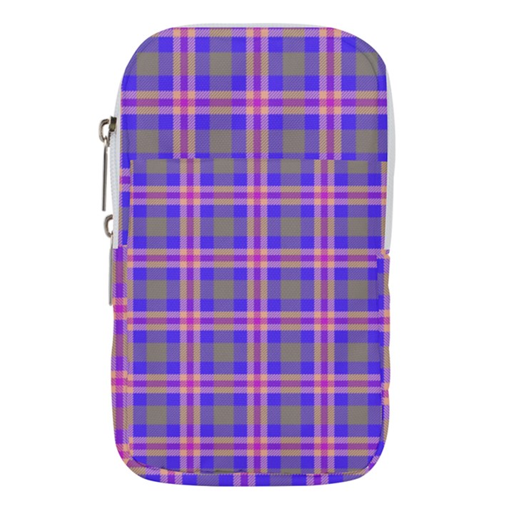 Tartan Purple Waist Pouch (Small)