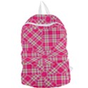 Pink Tartan-10 Foldable Lightweight Backpack View1