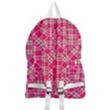 Pink Tartan-10 Foldable Lightweight Backpack View2