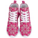 Pink Tartan-10 Women s Lightweight High Top Sneakers View1