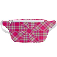 Pink Tartan-10 Waist Bag 