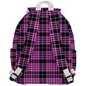 Pink Tartan 3 Top Flap Backpack View3