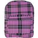 Pink Tartan 3 Full Print Backpack View1