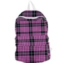 Pink Tartan 3 Foldable Lightweight Backpack View1