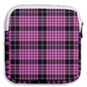 Pink Tartan 3 Mini Square Pouch View2