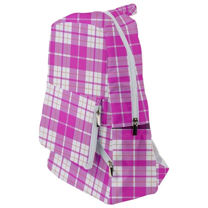 Pink Tartan Travelers  Backpack