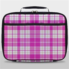 Pink Tartan Full Print Lunch Bag by tartantotartanspink2