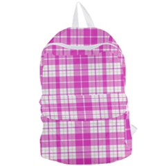 Pink Tartan Foldable Lightweight Backpack by tartantotartanspink2