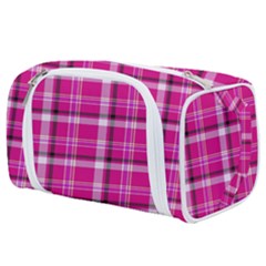 Pink Tartan-9 Toiletries Pouch by tartantotartanspink2