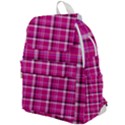 Pink Tartan-9 Top Flap Backpack View1