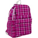 Pink Tartan-9 Top Flap Backpack View2