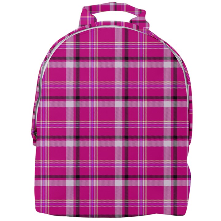 Pink Tartan-9 Mini Full Print Backpack