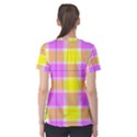 Pink Tartan-8 Women s Sport Mesh Tee View2