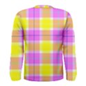 Pink Tartan-8 Men s Long Sleeve Tee View2