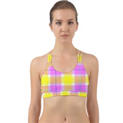 Pink Tartan-8 Back Web Sports Bra by tartantotartanspink2