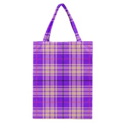 Pink Tartan 6 Classic Tote Bag