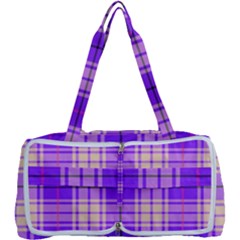 Pink Tartan 6 Multi Function Bag