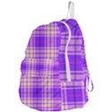 Pink Tartan 6 Foldable Lightweight Backpack View4