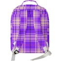 Pink Tartan 6 Double Compartment Backpack View3