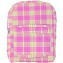 Pink Tartan 4 Full Print Backpack View1