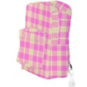 Pink Tartan 4 Full Print Backpack View3