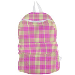 Pink Tartan 4 Foldable Lightweight Backpack by tartantotartanspink2