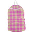 Pink Tartan 4 Foldable Lightweight Backpack View1