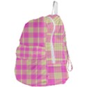 Pink Tartan 4 Foldable Lightweight Backpack View4