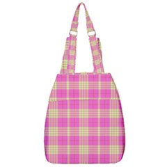 Pink Tartan 4 Center Zip Backpack by tartantotartanspink2