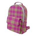 Pink Tartan 4 Flap Pocket Backpack (Large) View1