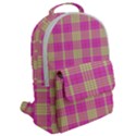 Pink Tartan 4 Flap Pocket Backpack (Large) View2