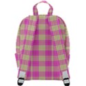 Pink Tartan 4 Zip Up Backpack View3