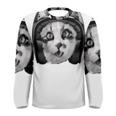 Biker Cat Men s Long Sleeve Tee by wamdesign