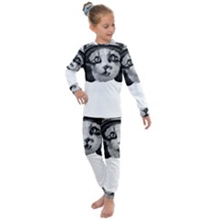 Biker Cat Kids  Long Sleeve Set  by wamdesign