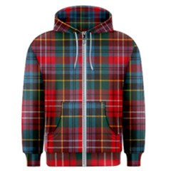 Caledonia Modern Tartan Men s Zipper Hoodie