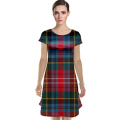 Caledonia Modern Tartan Cap Sleeve Nightdress by tartantotartansred