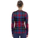 Caledonia Modern Tartan V-Neck Long Sleeve Top View2