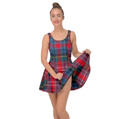 Caledonia Modern Tartan Inside Out Casual Dress by tartantotartansred