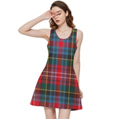 Caledonia Modern Tartan Inside Out Racerback Dress by tartantotartansred