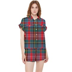 Caledonia Modern Tartan Chiffon Lounge Set