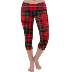 Boyd Modern Tartan 2 Capri Yoga Leggings by tartantotartansred