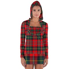 Boyd Modern Tartan 2 Long Sleeve Hooded T-shirt by tartantotartansred