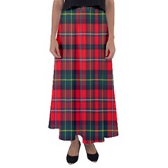 Boyd Modern Tartan 2 Flared Maxi Skirt by tartantotartansred