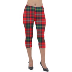 Boyd Modern Tartan 2 Lightweight Velour Capri Leggings 