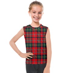 Boyd Modern Tartan 2 Kids  Mesh Tank Top by tartantotartansred